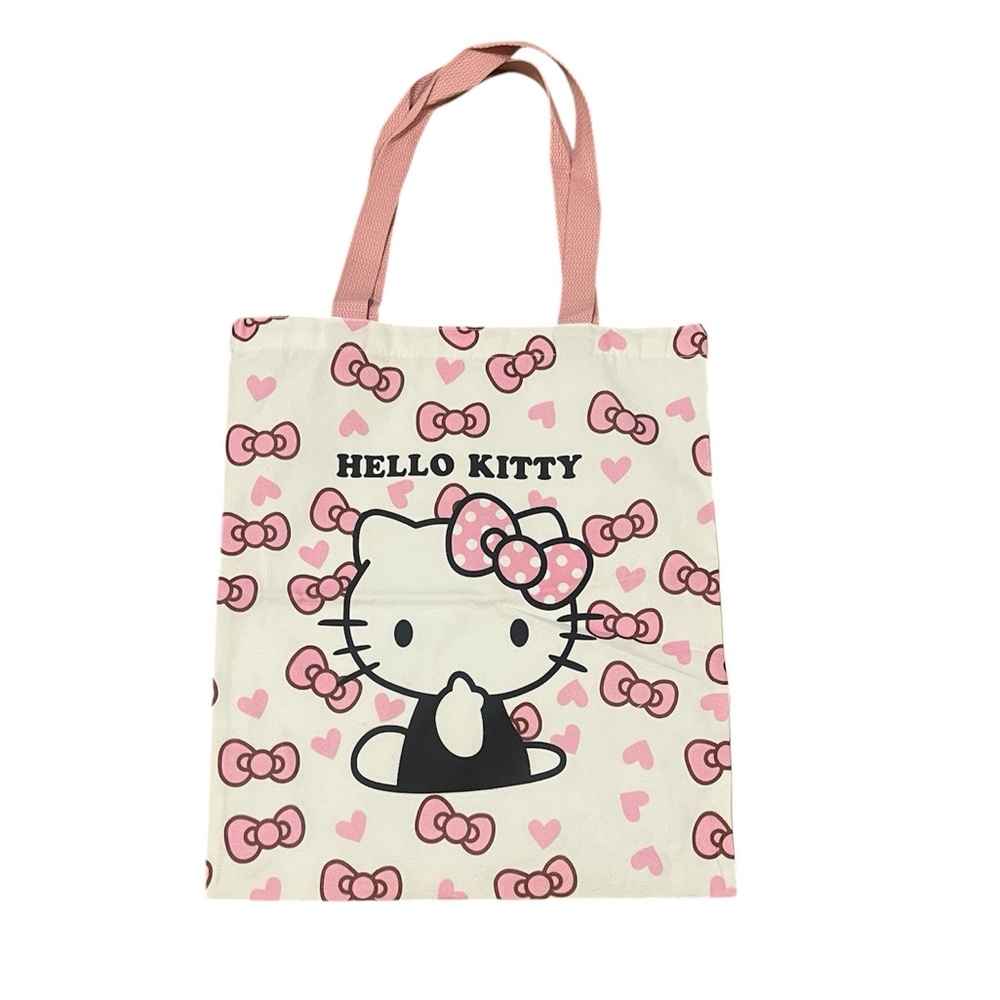 HELLO KITTY  Tote with Pink Bows